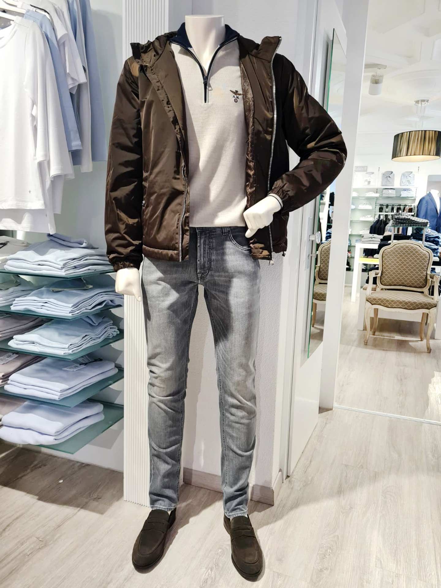 City-Herbstlook mit Troyer & Jeans – Baldessarini & Joop!