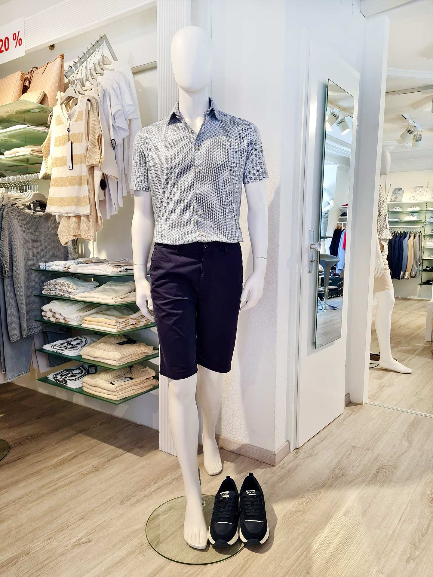 Look mit Desoto-Hemd & Baldessarini-Shorts – leicht & bequem