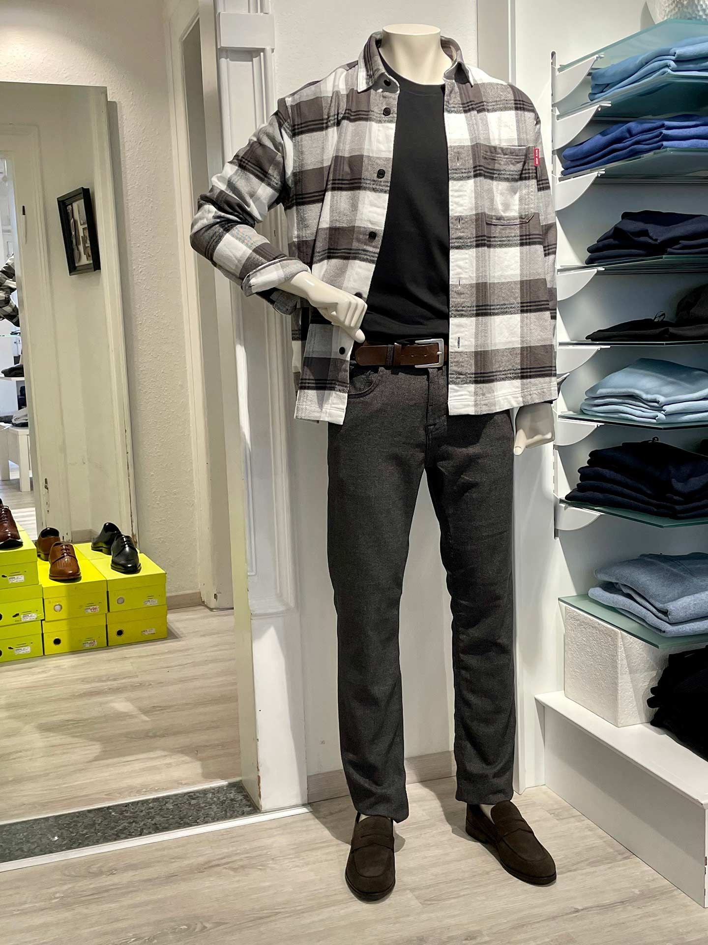 Joop! Overshirt und Baldessarini Flanellhose – Lässiger Herbststil 2024